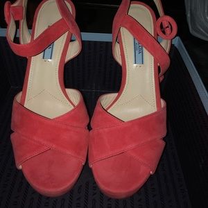 Prada Platform Sandals Never Worn